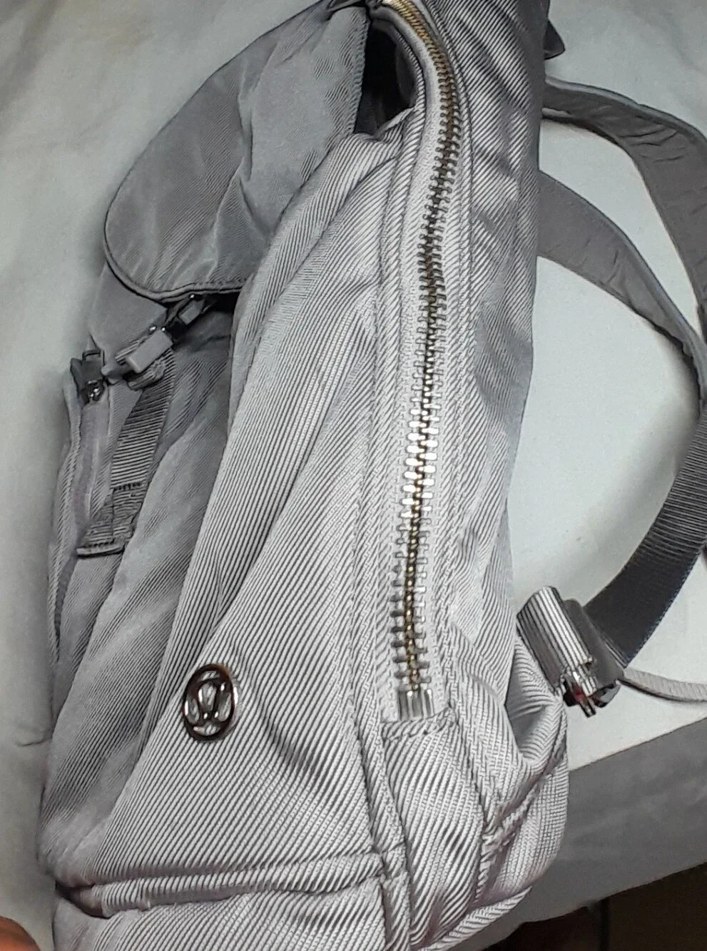 lululemon athletica Gray Men's Backpack with Front Pockets